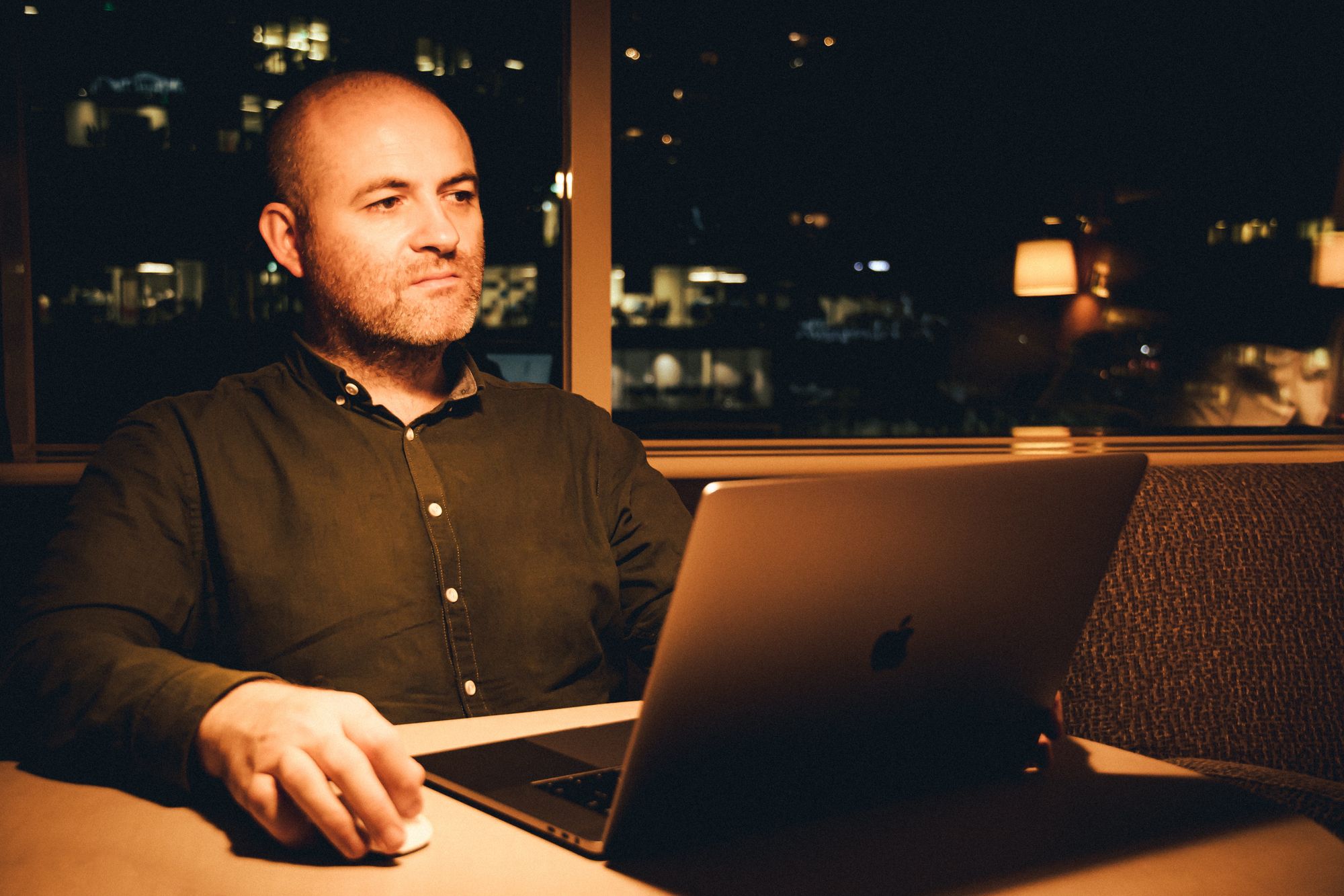 Photograph of James Pearson at Warsaw, Poland.